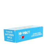 Lot de 10 Batteries 9v HI-Watt Pour Microphone Baladeur - Multicolore – Image 2