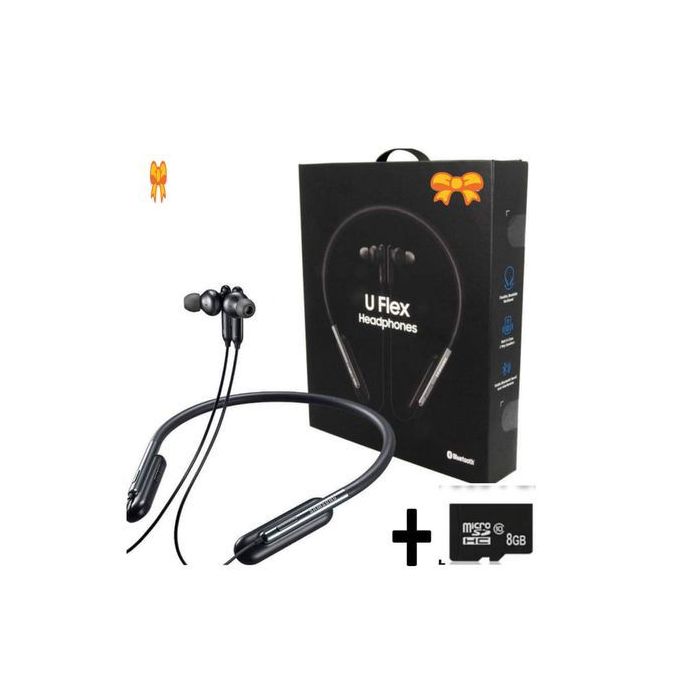 Anonyme Ecouteur Bluetooth - U Flex Headphones - Carte Mémoire 8 Gb