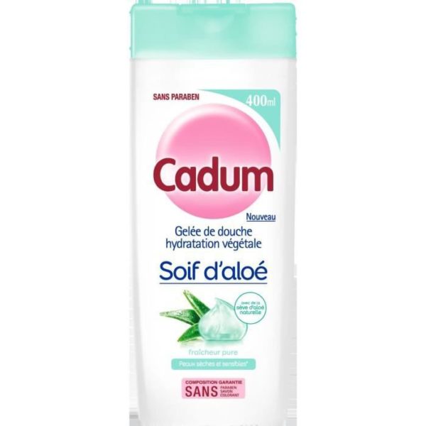 CADUM Gelée de douche hydratation végétale - 400 ml