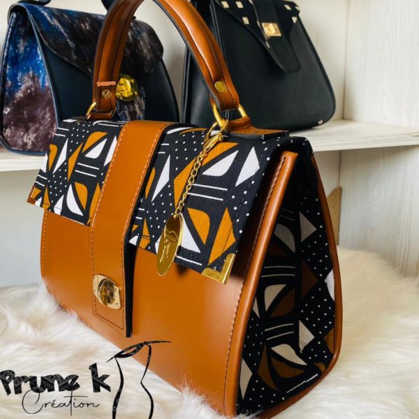 Sac a main en motif pagne - Collection N'nan