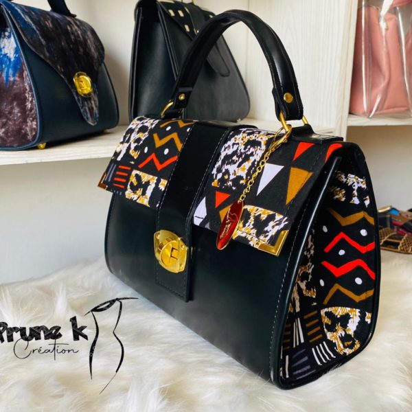 Sac a main en motif de pagne - Collection n'nan