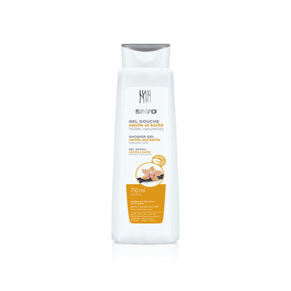 Gel douche vanille et karité 750 ml