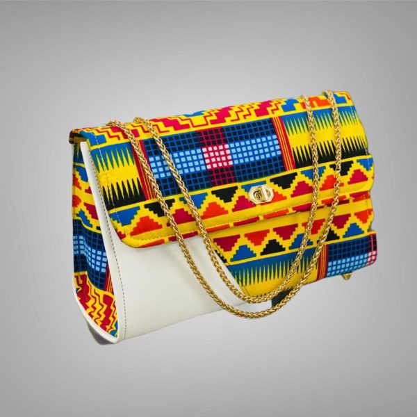 Sac a main avec motif de pagne - Collection yapanéé