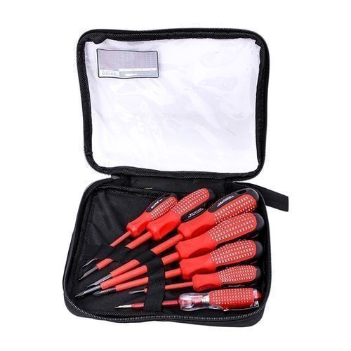 Tournevis De Kit D'Outils De Réparation 7 Pièces - Rouge/Noir