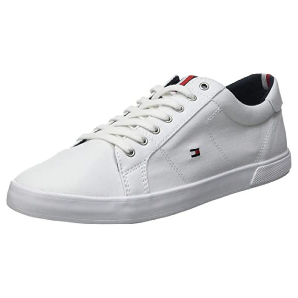Baskets à lacets iconique homme Tommy Hilfiger - Blanc