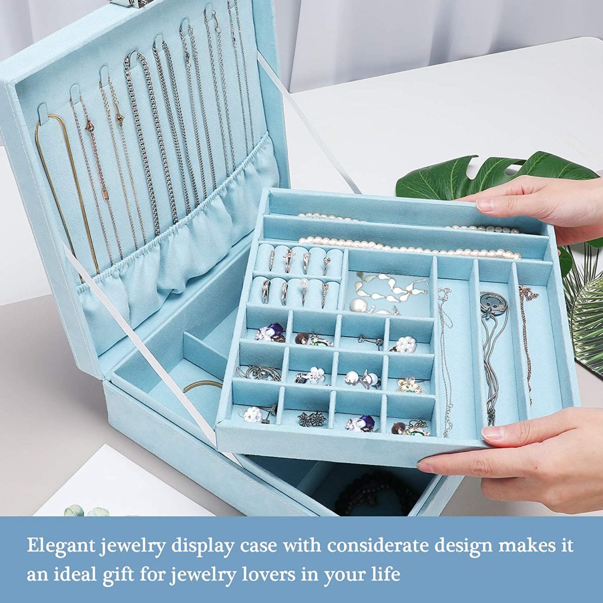 Boîte de rangement de bijoux pour femme – Image 4