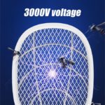 Raquette Electrique Rechargeable Anti-Moustique et Insectes – Image 3