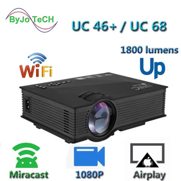 Projecteur Home Cinéma HD LED -Wifi - Haute résolution