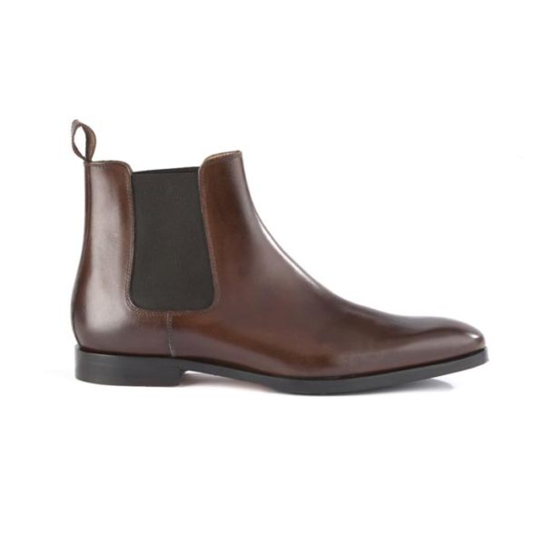 Chelsea boots cuir homme Chocolat - BERGAME PATIN - Bexley