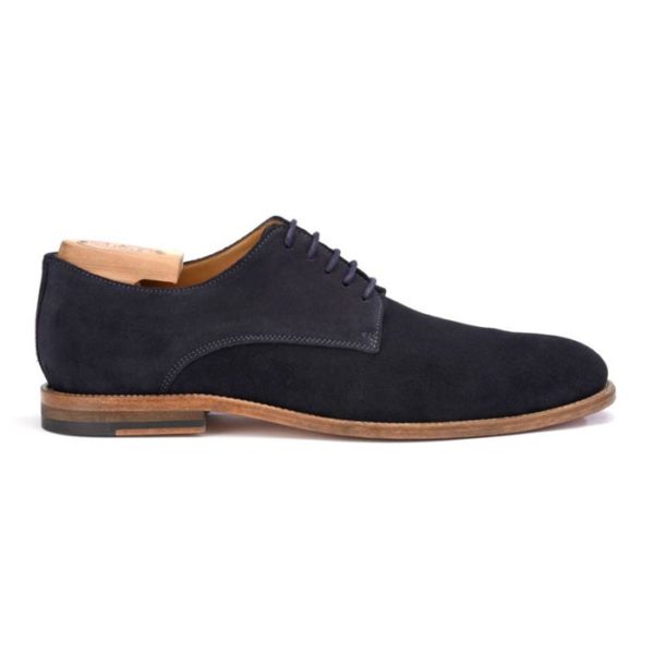 Chaussures Derbies homme Velours Marine - HILPERTON - Bexley