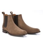 Chelsea boots homme Velours Taupe - DAWSON II GOMME - Bexley – Image 2