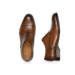 Chaussures Richelieu homme Cognac Patiné semelle cuir - WINFORD – Image 2