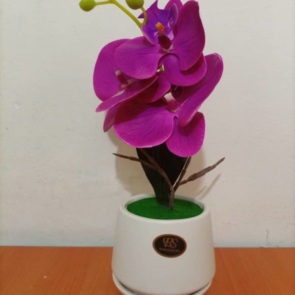 Pot Simulations De Fleur Artificielle - Violet