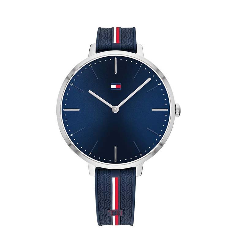 Tommy Hilfiger ALEXA Montre à cadran bleu pour femme, analogique - Bleu marine