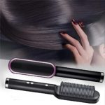 Brosse à lisser les cheveux électrique avec peigne intégré – Image 4