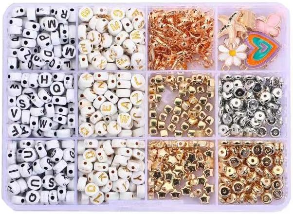 Kit d'artisanat pour les filles - Perles d'argile et Lettre d'Alphabet - 5591+ pcs – Image 6