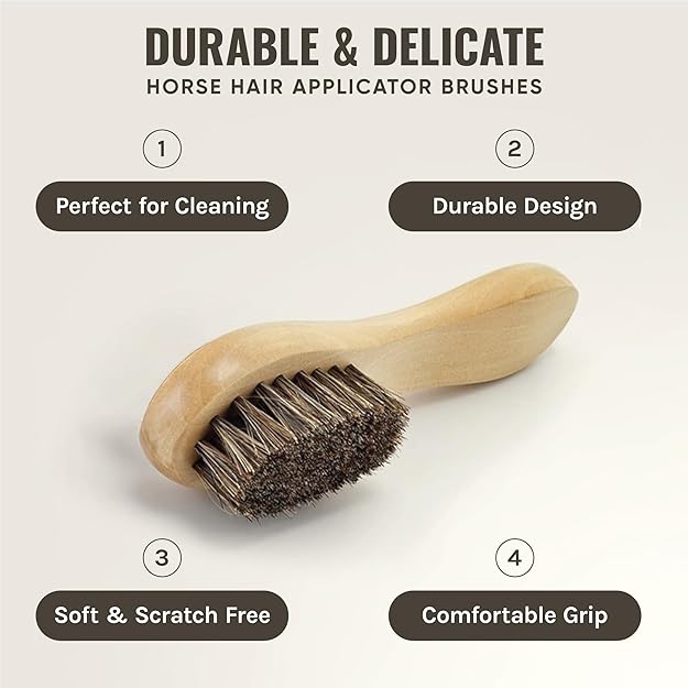 Kit de cirage et d'entretien pour chaussures - Stone & Clark - Marron foncé – Image 6