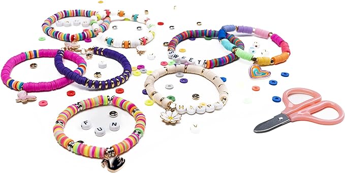 Kit d'artisanat pour les filles - Perles d'argile et Lettre d'Alphabet - 5591+ pcs – Image 4