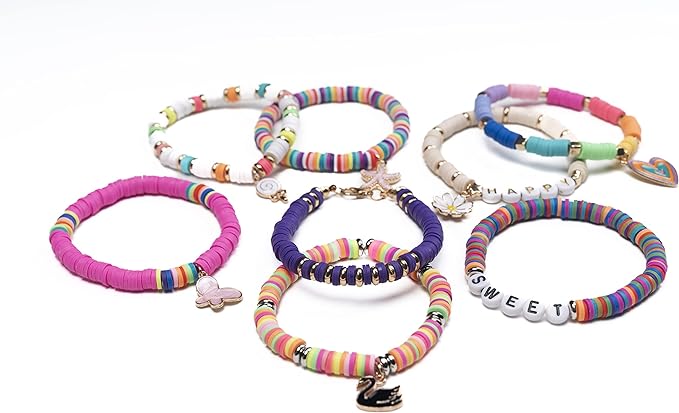 Kit d'artisanat pour les filles - Perles d'argile et Lettre d'Alphabet - 5591+ pcs – Image 3