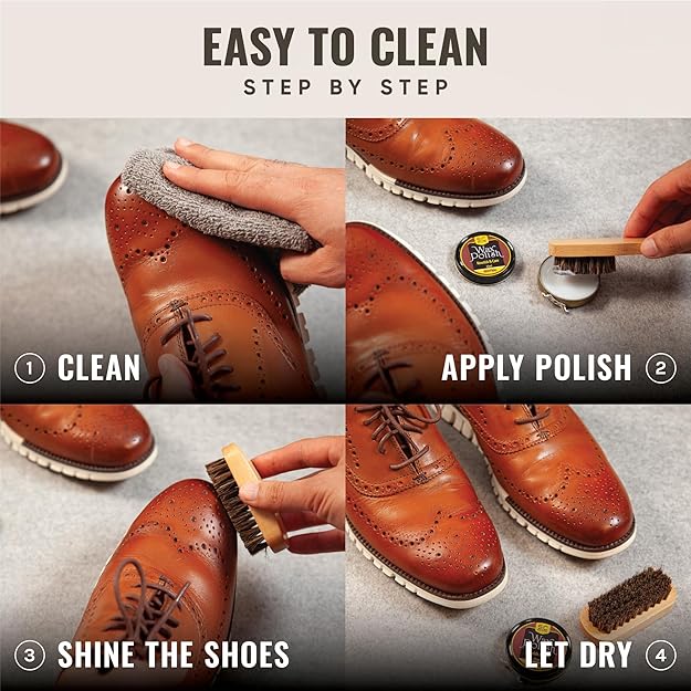 Kit de cirage et d'entretien pour chaussures - Stone & Clark - Marron foncé – Image 8