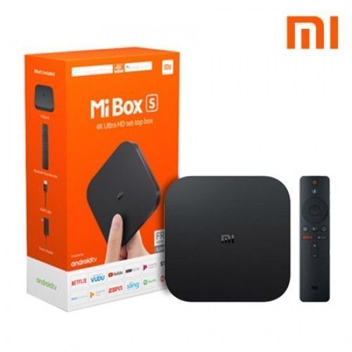 XIAOMI Mi Box S Avec Android TV, Miracast, 4K Et Assistant Google à Distance (Version Internationale Officielle De La Mi Box 4)