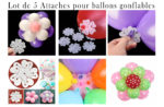 Lot De 5 Attaches Pour Ballons Gonflables