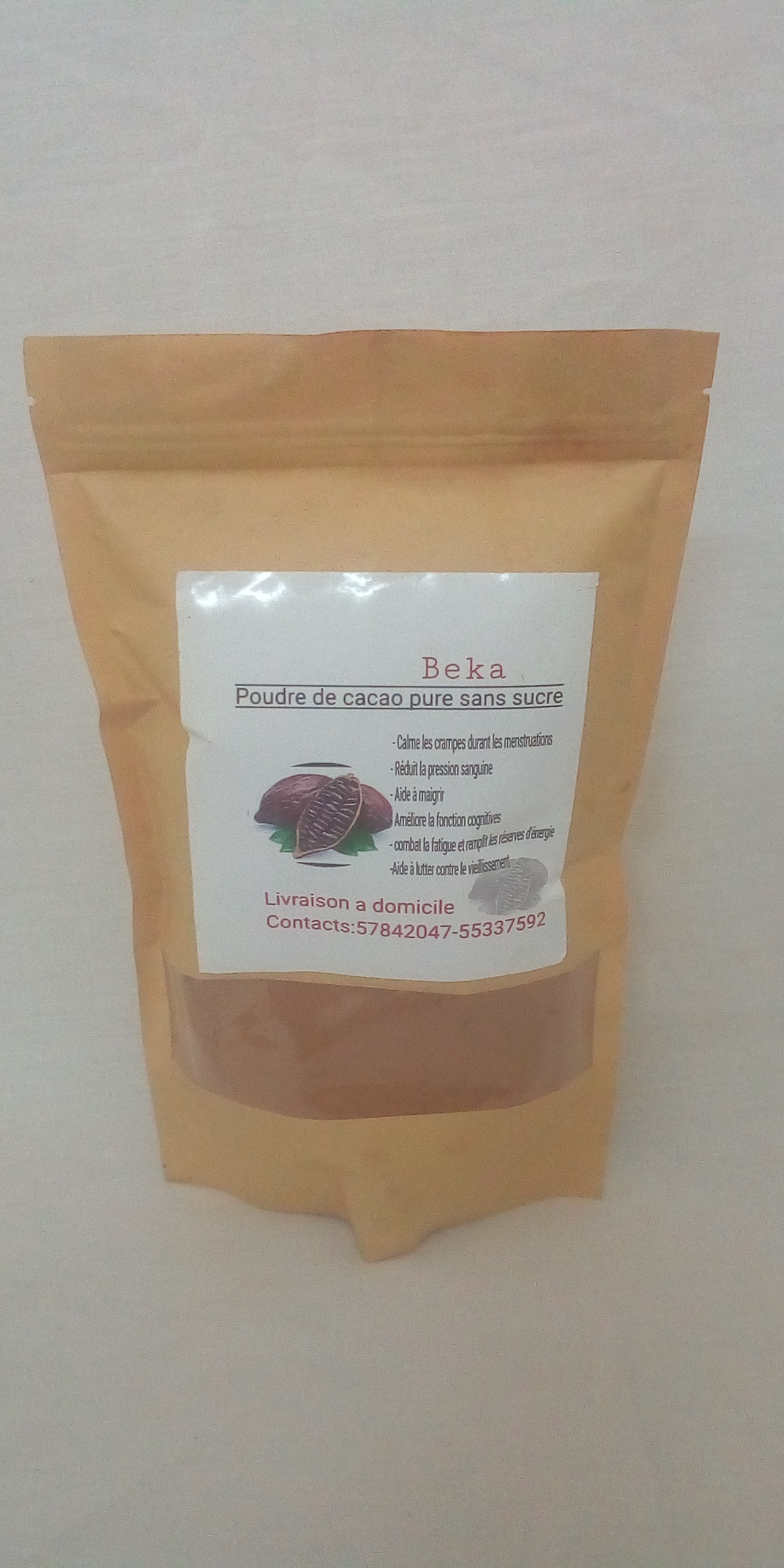 IMG_20211006_130828 Poudre de cacao brute - 1 Kg – Image 1