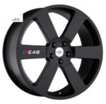 Lot de 4 Autocollants jantes Noires E46