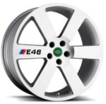 Lot de 4 Autocollants jantes claires E46