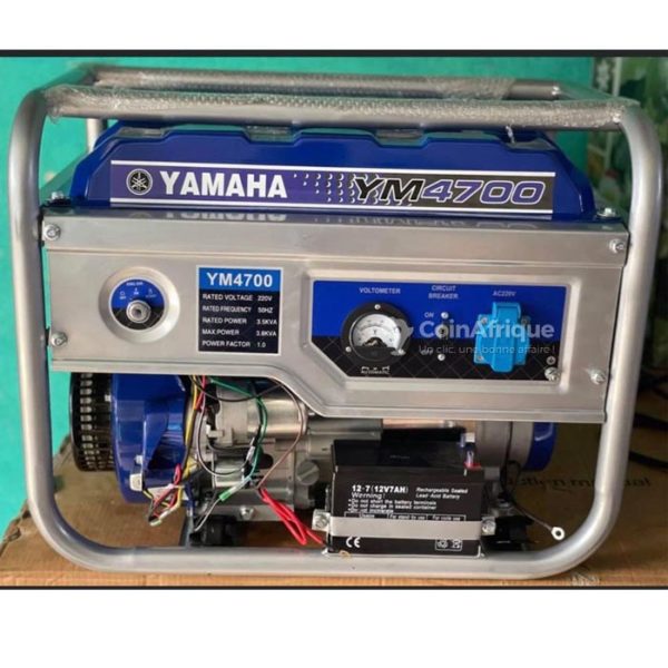 Groupe électrogène Yamaha YM 4700 3KvA