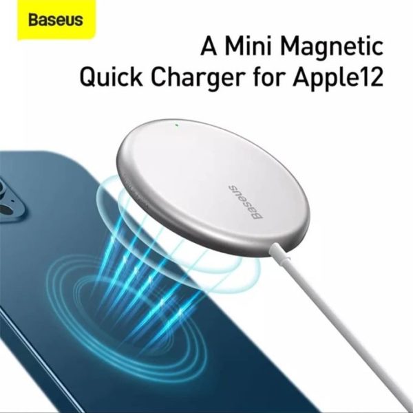 Mini chargeur magnétique sans fil 15W BLEU PD, tapis de charge rapide