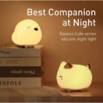 Veilleuse LED USB en Silicone souple avec capteur tactile – Image 2