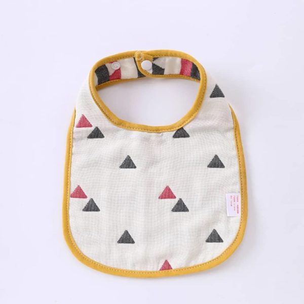Bavoir double face - Blanc