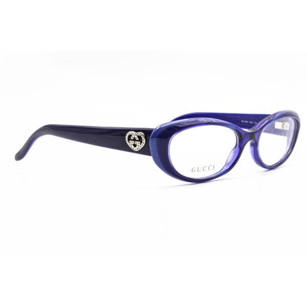 Lunettes de vue femme Gucci GG 3515 WOI 51-17-135 - Bleu