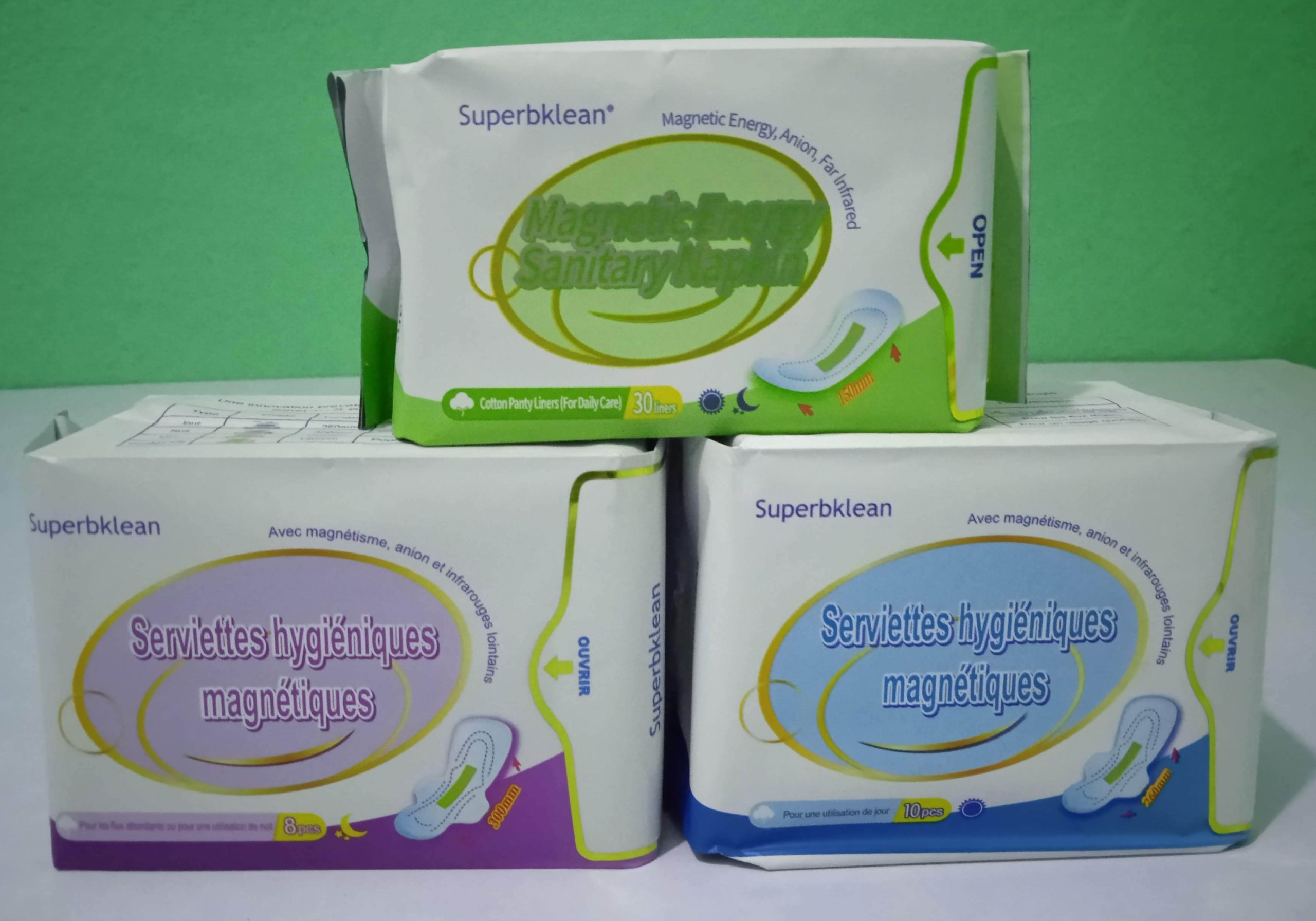 Kit Serviettes Hygiéniques - Protège-slip Kit Santé Intime 3 - Longrich – Image 1