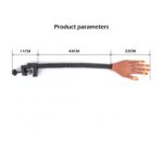 Main artificielle Flexible et réglable pour entraînement de manucure, avec 100 pièces de faux ongles – Image 2