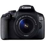 Appareil photo reflex numérique Canon EOS 2000D, avec objectif 18-55 DC, 24,1 MP, capteur APS-C, viseur optique