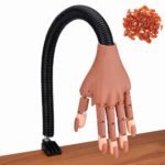 Main artificielle Flexible et réglable pour entraînement de manucure, avec 100 pièces de faux ongles – Image 11