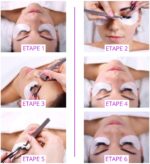 50 paires de Patchs rehaussement de cils, Patch pour Extension Cils, non pelucheux, gel patch yeux,teinture cils, kit extension cils, outil de beauté – Image 5