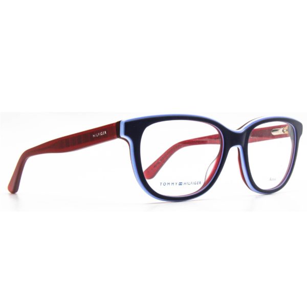 Lunettes de vue Tommy Hilfiger TH 1355 K1N 52-17-140 - Bleu/Rouge