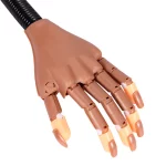 Main artificielle Flexible et réglable pour entraînement de manucure, avec 100 pièces de faux ongles – Image 9