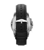 Fossil Montre Grant pour Homme, Mouvement chronographe à Quartz avec Bracelet en Cuir et Acier Inoxydable – Image 2