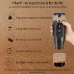 Handpresso E-Presso+ – Machine à expresso portable électrique rechargeable USB, compatible capsules expresso et café moulu – Image 6