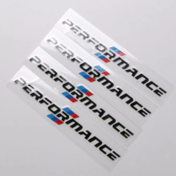4 Autocollants Performance - Noir