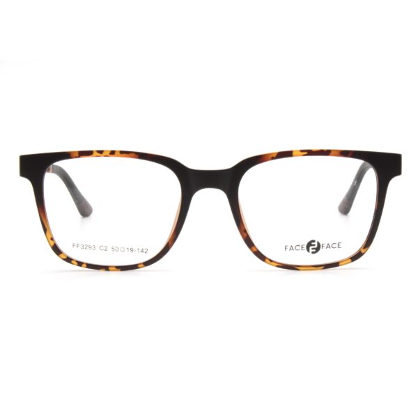 Lunettes de vue homme FF3293 C2 50-19-142 avec Clip - Marron