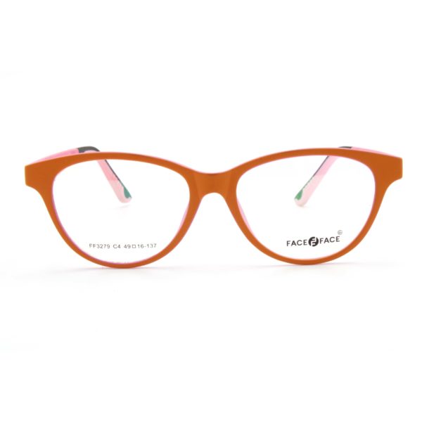 Lunettes de vue femme FF3279 C4 49-16-137 - Orange/Rose