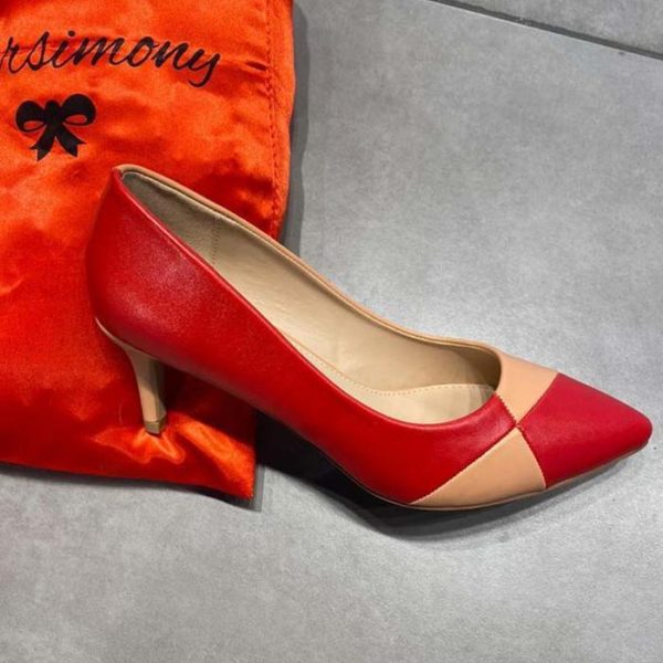 Escarpins femme à talons - Rouge