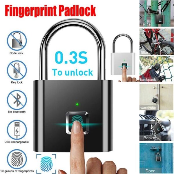 Cadenas Intelligent avec empreintes Digitales