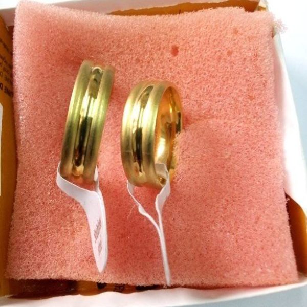 Bague de mariage en or plaqué