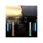 Protection solaire pour voiture, double couche pare-soleil,pliable,rétractable automatique,avant et arrière – Image 2